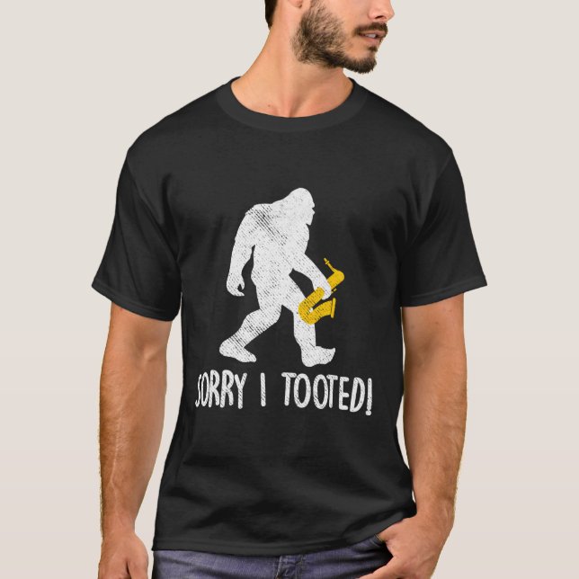 T-shirt Bande Marching Funny Saxophone (Devant)