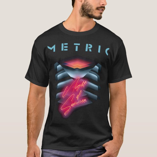 T-SHIRT BANDE MÉTRIQUE       (6) (Devant)