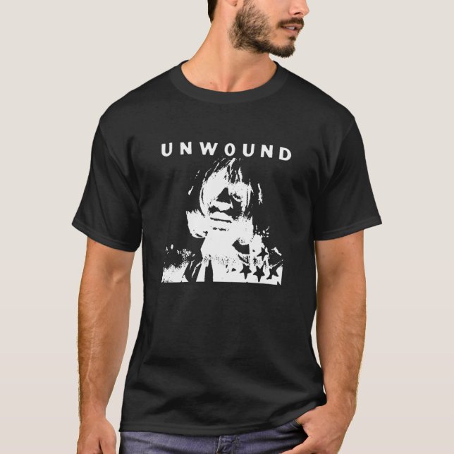 T-shirt Bande non enroulée V-Neck (Devant)