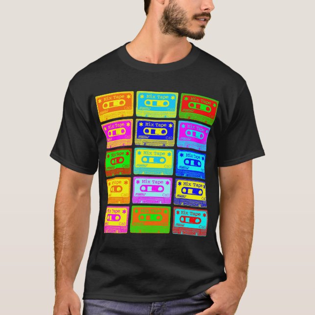 T-shirt Bande psychédélique de mélange (Devant)