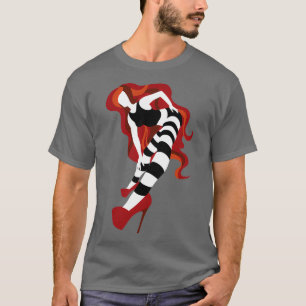 T-shirt Bande rouge