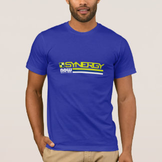 T-shirt Bande sur le milieu bleu