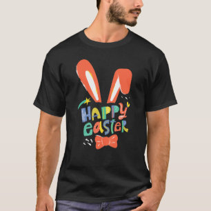 T-shirt Bande-tête de cravate de Pâques Est Cute Bunny Ear