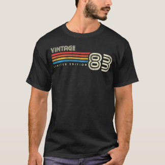 T-shirt Bande thoracique 1983 40 Anniversaire