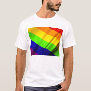 T-shirt Bandeau arc-en-ciel