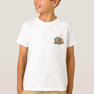 T-shirt Bandeau de yoga pour enfants Sleepy Sloth