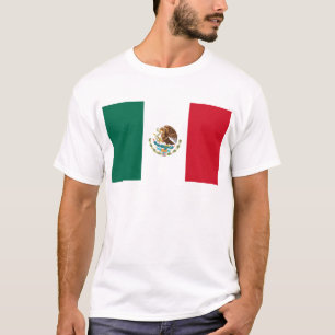 T-shirt Bandera de México - drapeau du Mexique - drapeau