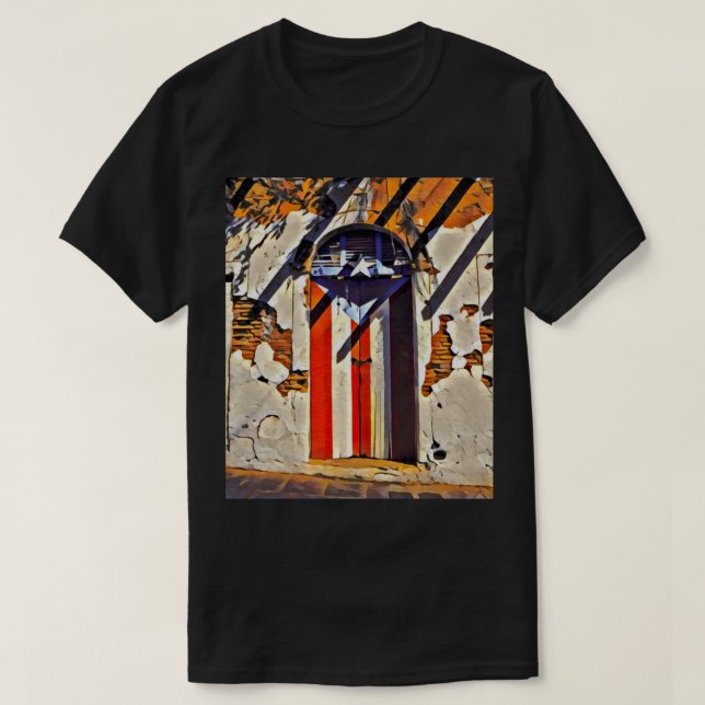 T-shirt Bandera del orgullo de Puerto Rico (Design devant)