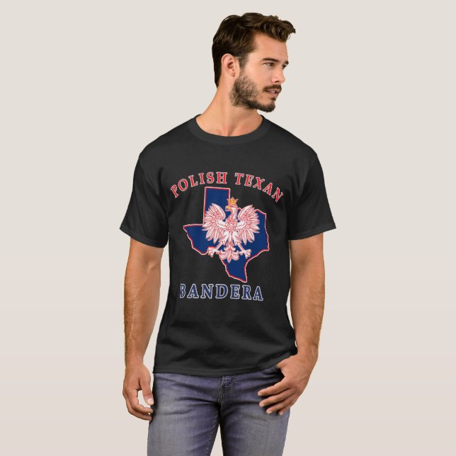 T-shirt Bandera Polonais Texan (Devant entier)