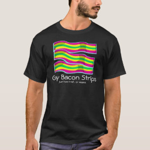 T-shirt Bandes de lard gaies