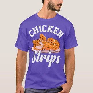 T-shirt Bandes de poulet Fried Tenders Hot Wing Doing