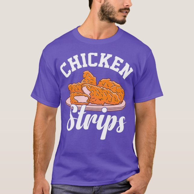 T-shirt Bandes de poulet Fried Tenders Hot Wing Doing (Devant)