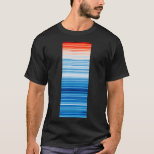 T-shirt Bandes de réchauffement climatique 2
