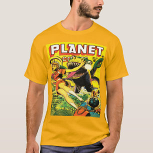T-shirt BANDES DESSINÉES SCI FI de PLANÈTE des années 1940