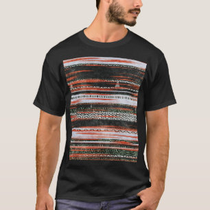 T-shirt Bandes ethniques tribales : conception du tapis.