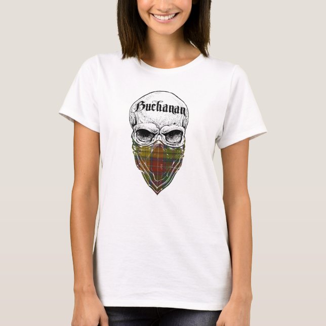 T-shirt Bandit de tartan de Buchanan (Devant)