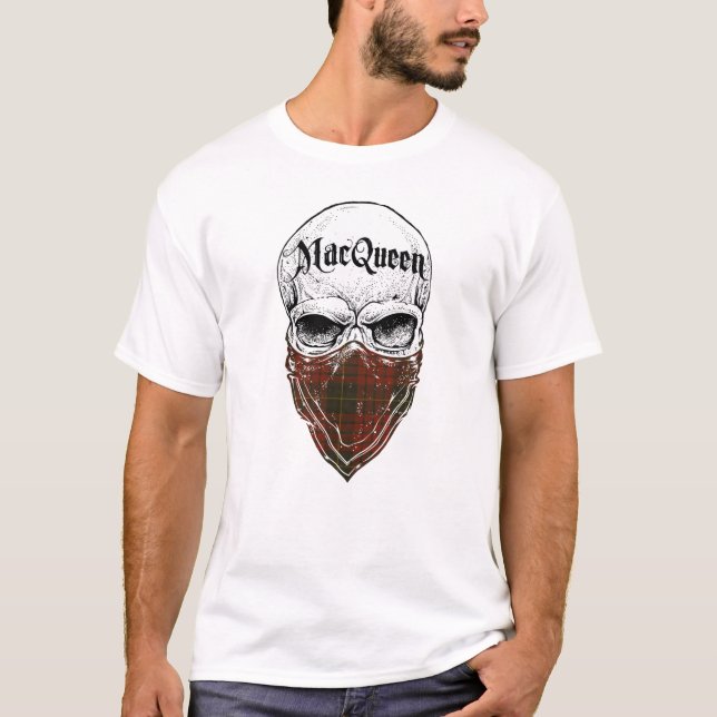 T-shirt Bandit de tartan de MacQueen (Devant)