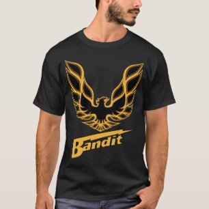 T-shirt Bandit Firebird – Conception de muscle car en or