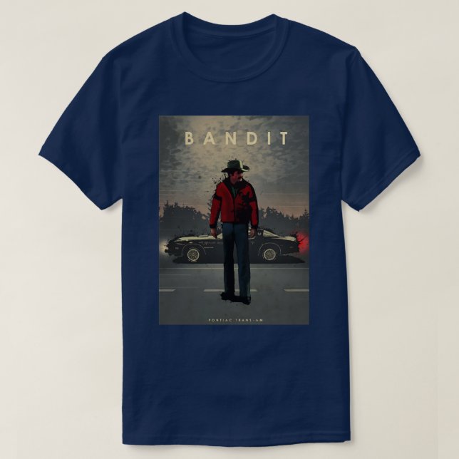 T-shirt Bandit Pontiac Firebird Trans AM (Design devant)
