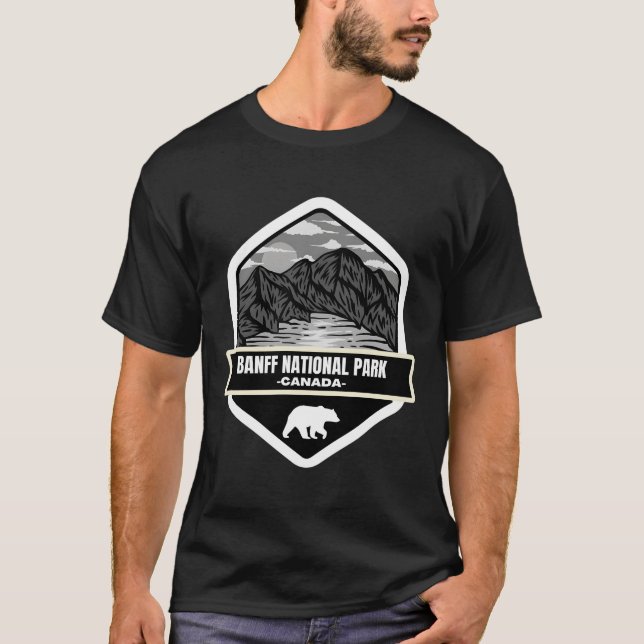 T-shirt Banff � Esprit des montagnes (Devant)