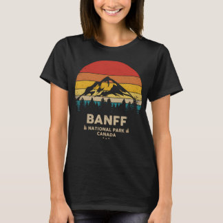 T-shirt Banff - Parc national du Canada - Souvenir rétro