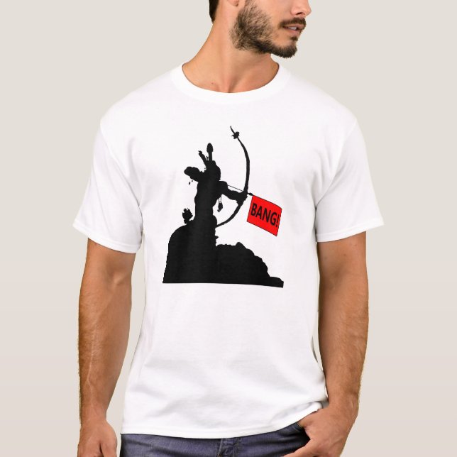 T-shirt "BANG !" Arrow Funny (Devant)