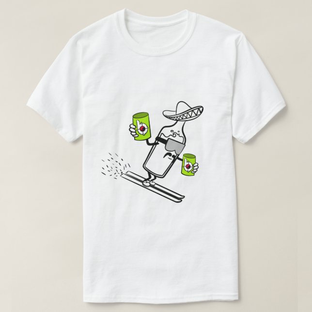 T-SHIRT BANG TEQUILA BANG SLOPES ÉDITION (Design devant)