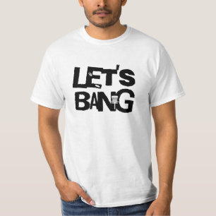 T-shirt Bang   Thème de golf sur disque