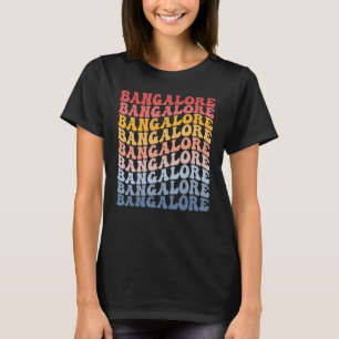 T-shirt Bangalore City Rétro Super