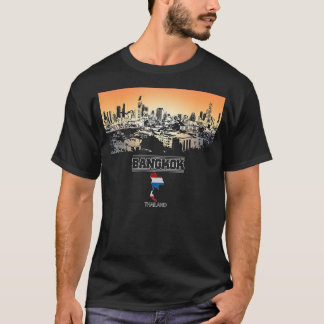 T-shirt bangkok thaïlande Skyline Vacances Souvenir ville