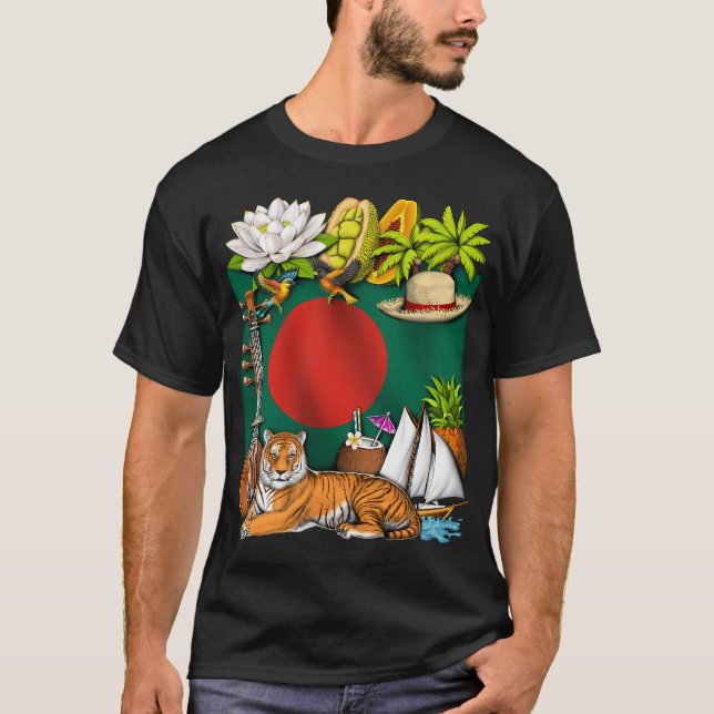 T-shirt Bangladesh (Devant)