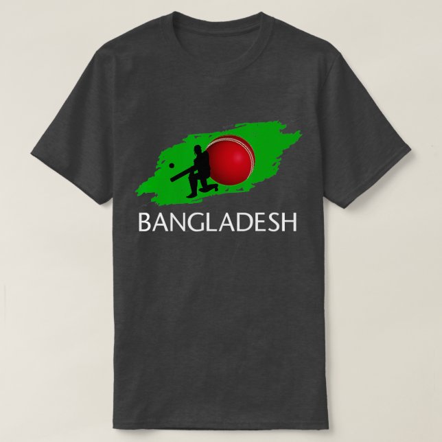 T-shirt Bangladesh Cricket Jersey Batsman (Design devant)