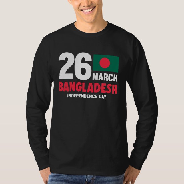 T-shirt Bangladesh Flag Vintage Bangladeshi Independence D (Devant)