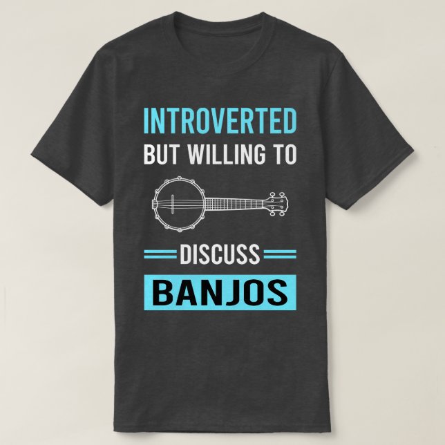 T-shirt Banjo Banjoist introduit (Design devant)