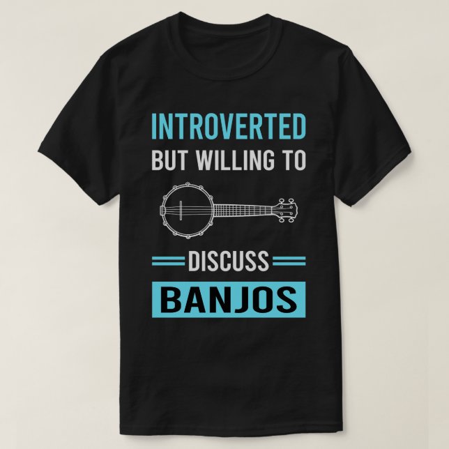 T-shirt Banjo Banjoist introduit (Design devant)