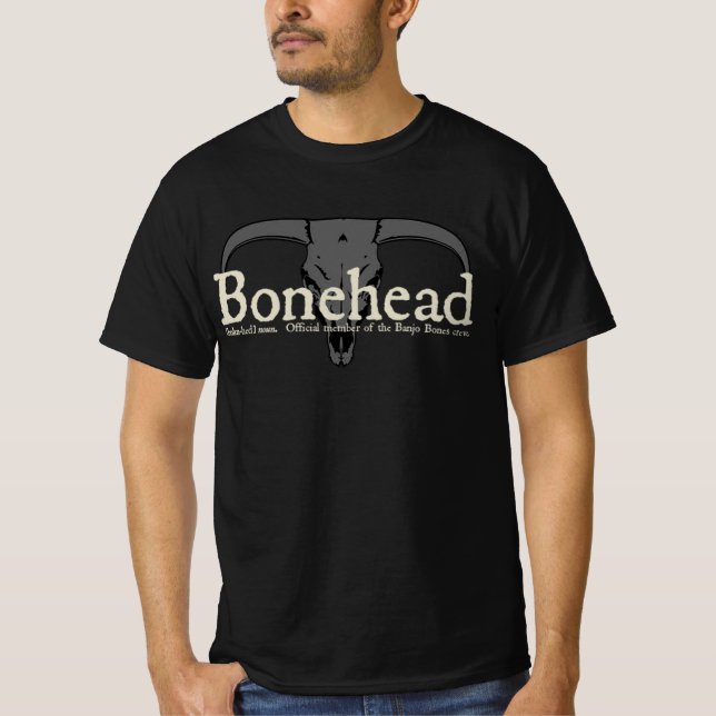 T-Shirt Banjo Bones Bonehead (Devant)