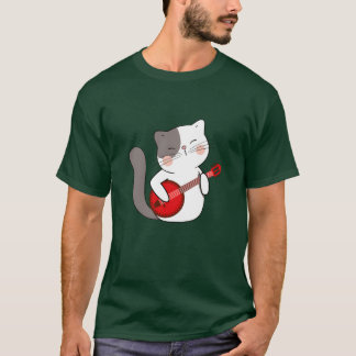T-shirt Banjo Cat friends