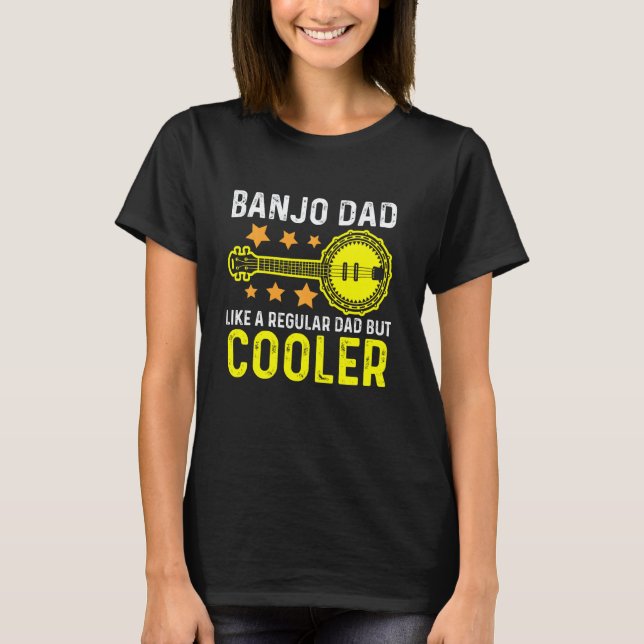 T-shirt Banjo Dad Stringband Instruments Acoustiques Guita (Devant)
