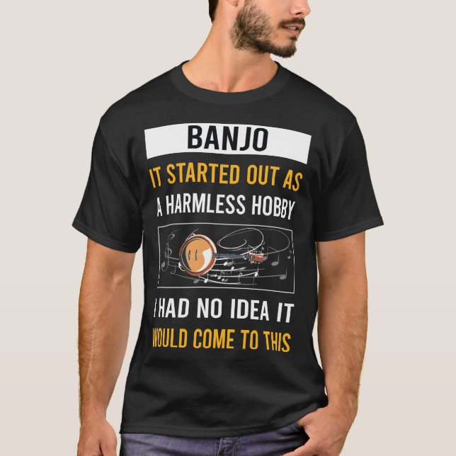 T-shirt Banjo de loisirs inoffensif (Devant)