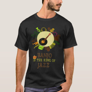T-shirt Banjo Est Le Roi Du Jazz 1