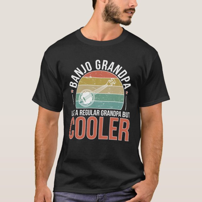 T-shirt Banjo Grandpa Banjo Player Banjo  Banjoist (Devant)