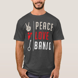 T-shirt Banjo instrument de musique country musique banjo