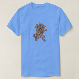 T-shirt Banjo Jouer au chat