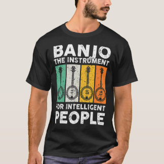 T-shirt Banjo L'Instrument Pour Une Musique Intelligente