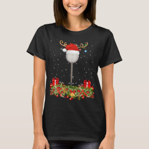 T-shirt Banjo Musique Lover Noël Cadeau Santa Hat Banjo Ch