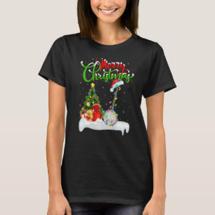 T-shirt Banjo Musique Noël Décorations Père Noël Banjo Chr