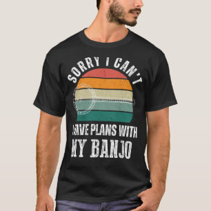 T-shirt Banjo Plans Tee : Célébrer l'Humour musical et uni