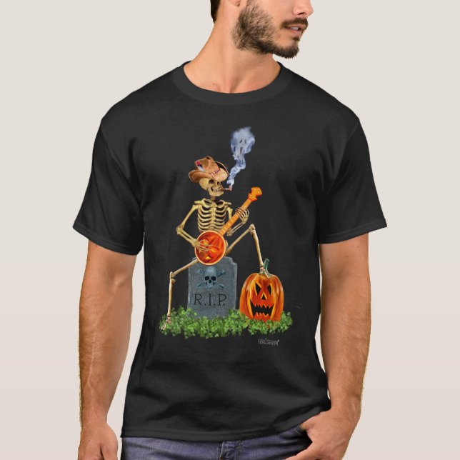 T-SHIRT BANJO PLAYIN' BONES (Devant)
