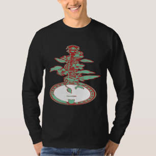 T-shirt Banjo Vines Nature Vintage Graphique
