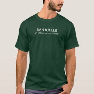 T-shirt Banjolele. Est il ce que tous les enfants frais